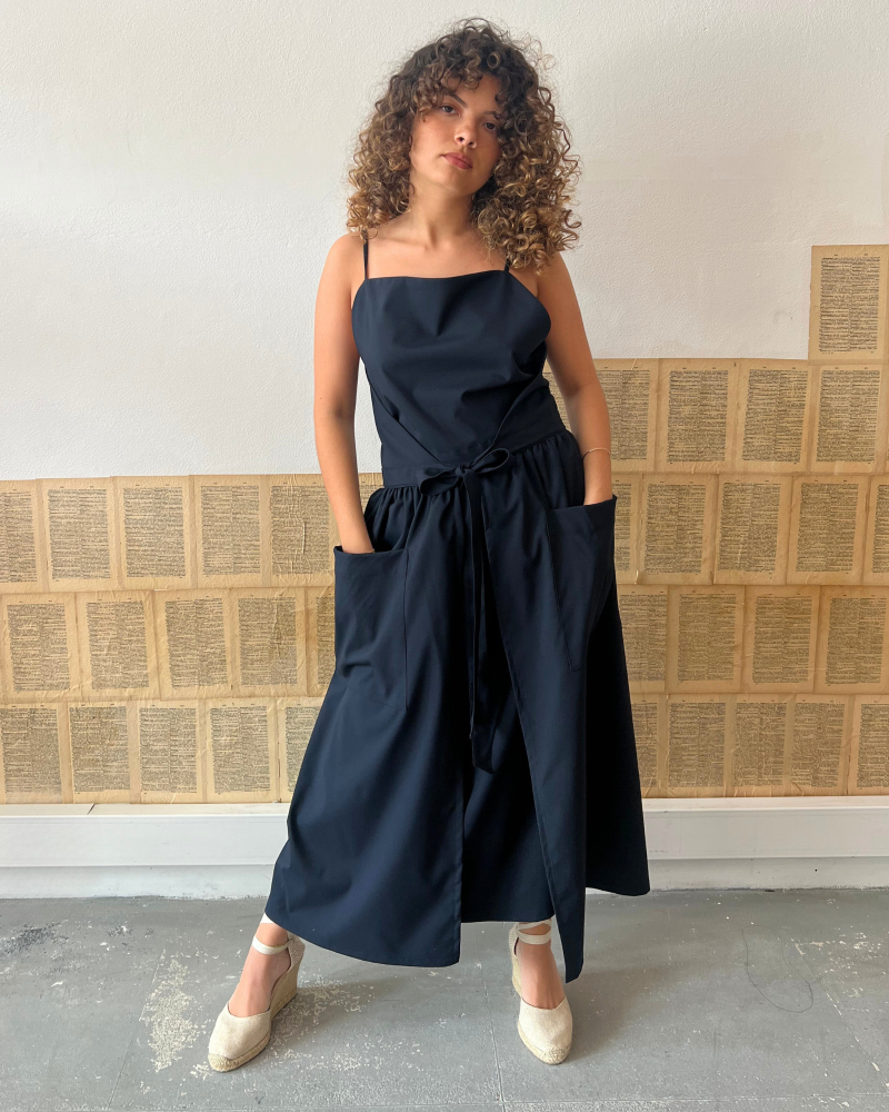 VESTIDO AZUL MARINHO