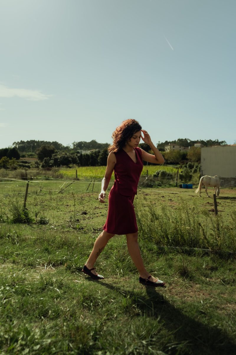 VESTIDO BORDEAUX - Image 3